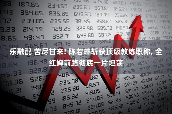 乐融配 苦尽甘来! 陈若琳斩获顶级教练职称, 全红婵前路彻底一片坦荡