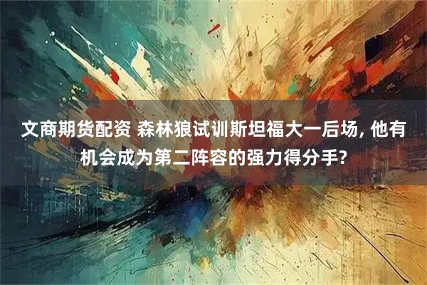 文商期货配资 森林狼试训斯坦福大一后场, 他有机会成为第二阵容的强力得分手?