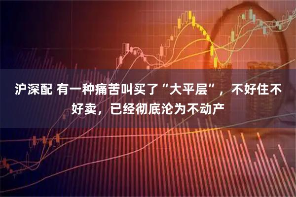 沪深配 有一种痛苦叫买了“大平层”，不好住不好卖，已经彻底沦为不动产