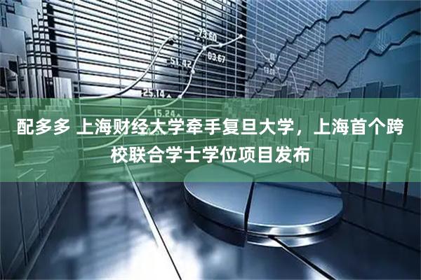 配多多 上海财经大学牵手复旦大学,上海首个跨校联合学士学位项目发布